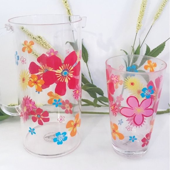 2007 Starbucks Pitcher w/ Glass
